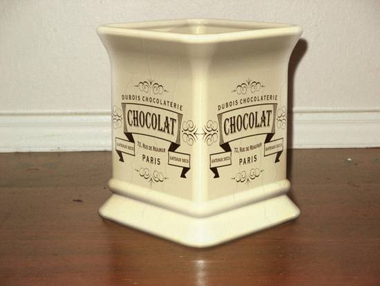 Square Chocolat Vase