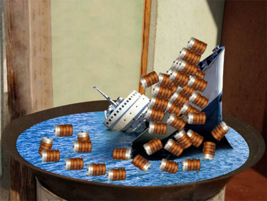 ship sink
