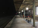 Train Platform At Night