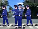 crossing policemen GIF