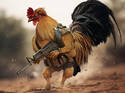 Rooster on War Path