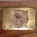 Sun Clock on Brass Plate